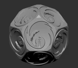 Draconic Dice D12