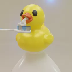 Duck Toothpaste Cap