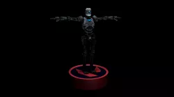 Dummybot Statue : Valorant : T-Pose