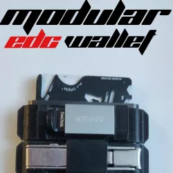 EDC WALLET MODULAR- (INTERCHANGABLE MODULE CLIPS)