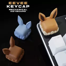 Eevee Pokemon - Keycap 3D mechanical keyboard - Eeveelutions