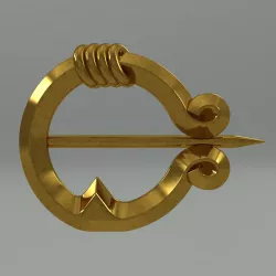 Elden Ring Melina Fibula Brooch Pin Fastening garments. Video game, prop, cosplay
