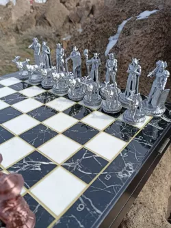 Elf Chess Set | Only ELF Side Chess Set | Fantasy Chess Set