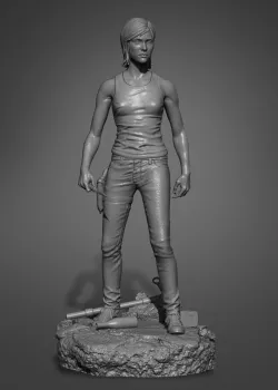 Ellie Santa Barbara Outfit 3D print model