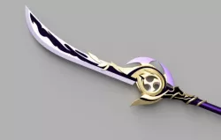 Engulfing Lightning Polearm from Genshin Impact