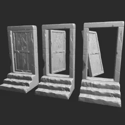 Ensemble 3 portes / set 3 doors