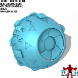 Eyeball Techno Head (Motu compatible)