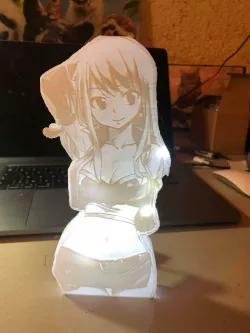 Fairy Tail Manga lithophanie lamp