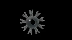 False 9 cylinder radial engine