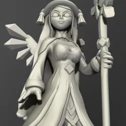 Fantasy Crystal Fairy 3D print model