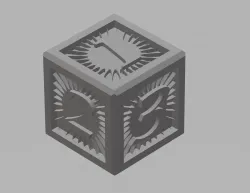 Fantasy dice 6 - sun