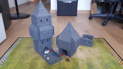 Fantasy dice tower