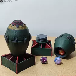 Fat Man Nuclear Bomb Dice Box