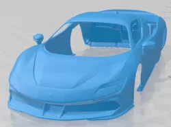 Ferrari SF90 Spider 2021 Printable Body Car