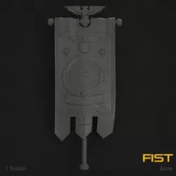 Fist Marine Standard Banner