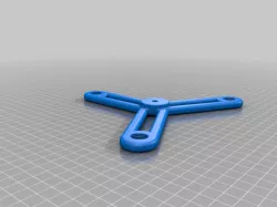 Flat camera tripod