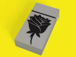 FLOWER CIGARETTE BOX