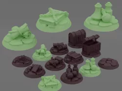 free frostgrave treasure token 25mm base