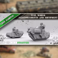 Fuel World, reinforcements and equipment