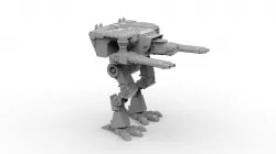 Fully posable Wardog Titanic Robot