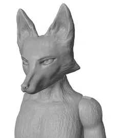 Furry fox BJD