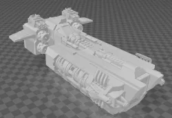 Futuristic Gunship