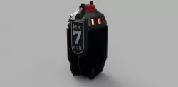 Futuristic Hand Grenade