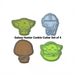 Galaxy Hunter Cookie Cutters Set of 4 STL FILES