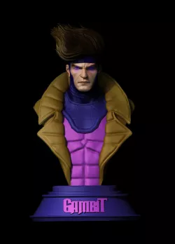 GAMBIT BUST FAN ART