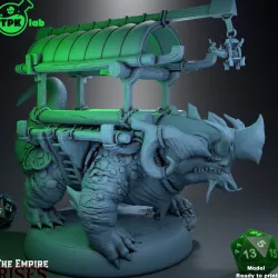 Gargantuan Drake with basket
