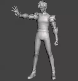 Genos -Demon Cyborg (One Punch Man) 3D Model