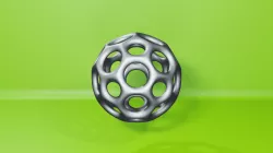 Geodesic Soccer Ball - World Cup 2022, Football, Cool prints, Art, High Poly