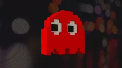 GHOST FROM PACMAN GAME WALL OR DESKTOP LIGHT BOX SIGN