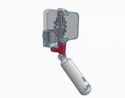 Gopro and action cameras Dual Tri mount adapter
