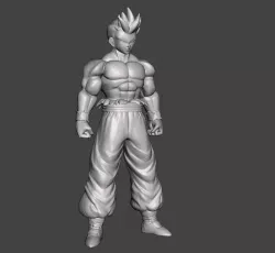 Goten Super Saiyan Dragon Ball GT 3D Model