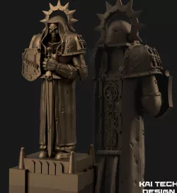 Gothic Basilic Statue #1 40K