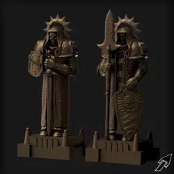 Gothic Basilic Statue - Both Versions 40K