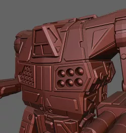 Great Paladin two - Fightmech 3d Print Model for Boardgame