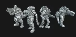 Grimdark Cyborg Soldiers