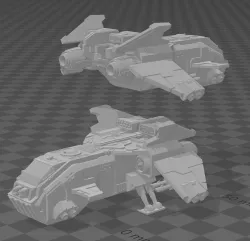 Grimdark Minute Flying Armed Transport