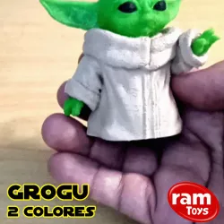 Grogu in 2 colors - Baby Yoda 2 materials
