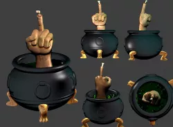 halloween witches cauldron