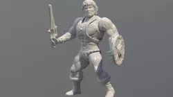 He-Man 1982 figure  Printable