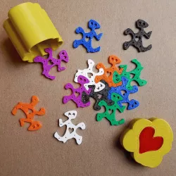Heart Alien Tiny Tessellation with Box