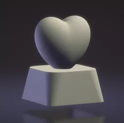 Heart Key Cap