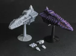 Heavy Cruiser - Strix Class -Parts