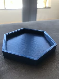 hexagonal coaster, cup holder