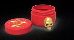 JAR CONTAINER SKULL