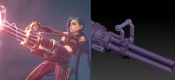 JINX ROTORCANNON LEAGUE OF LEGEND ARCANE COSPLAY