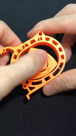 Keychain - Mazda Rotary Engine (Print-in-Place)